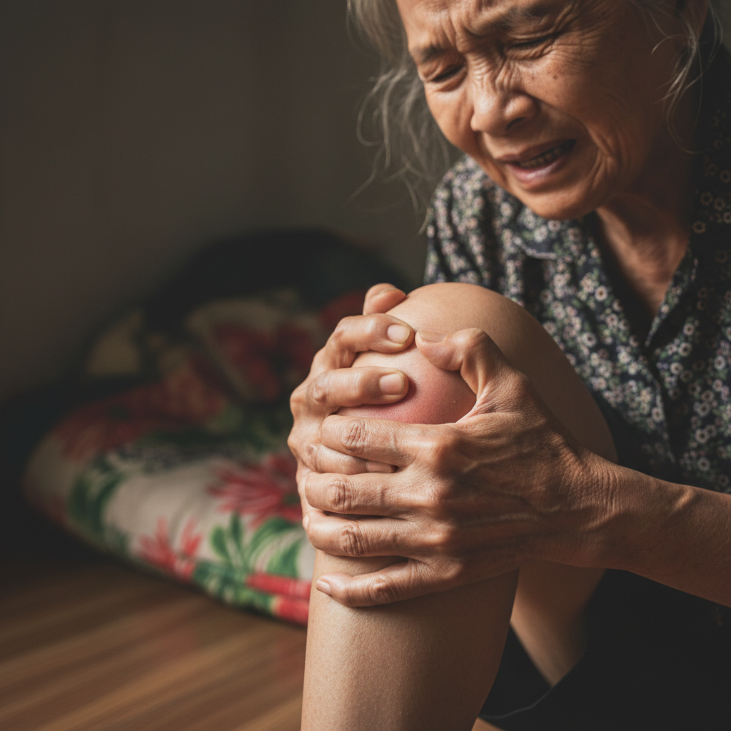 Đau khớp gối ở người lớn tuổi