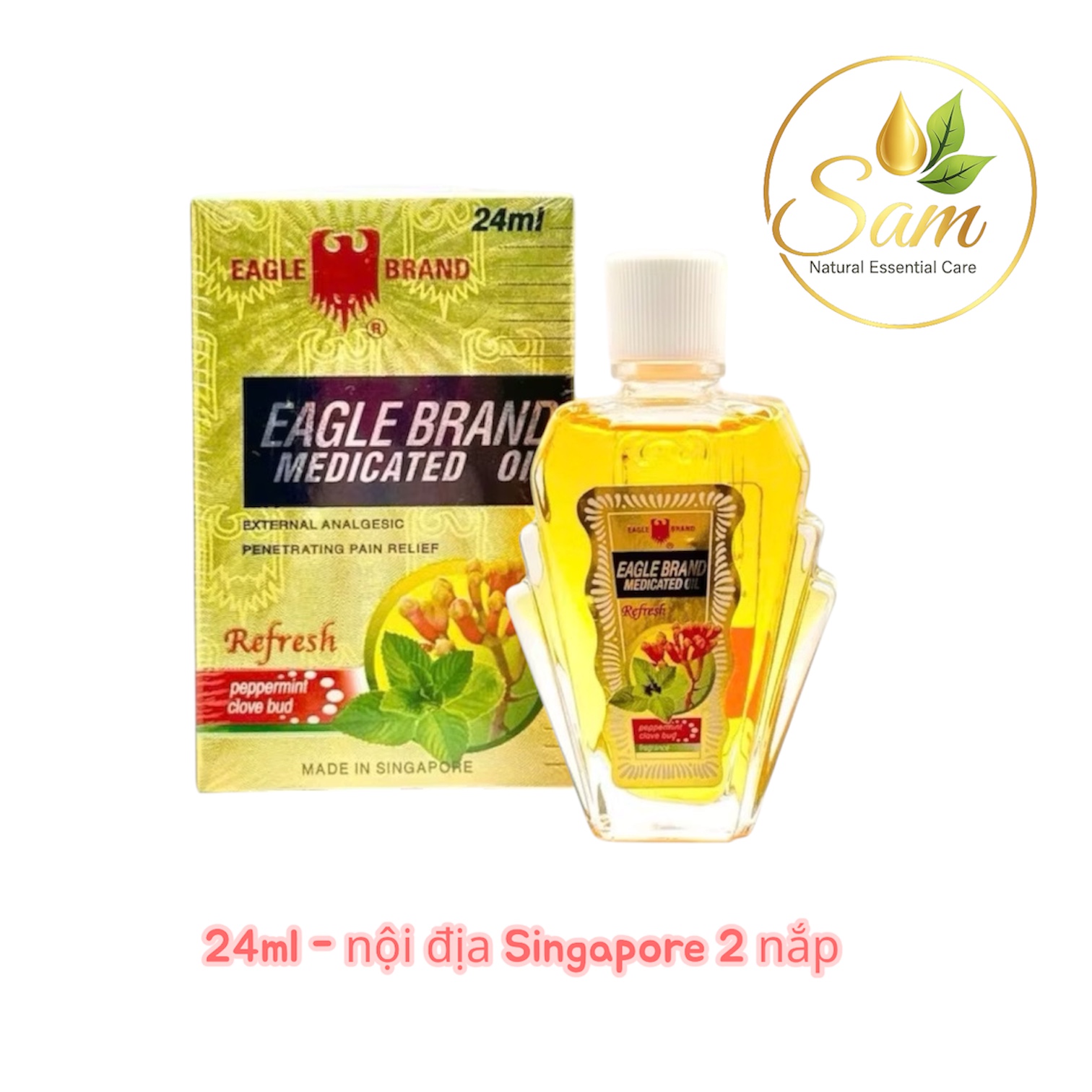 Dầu Gió Con Ó Vàng 3